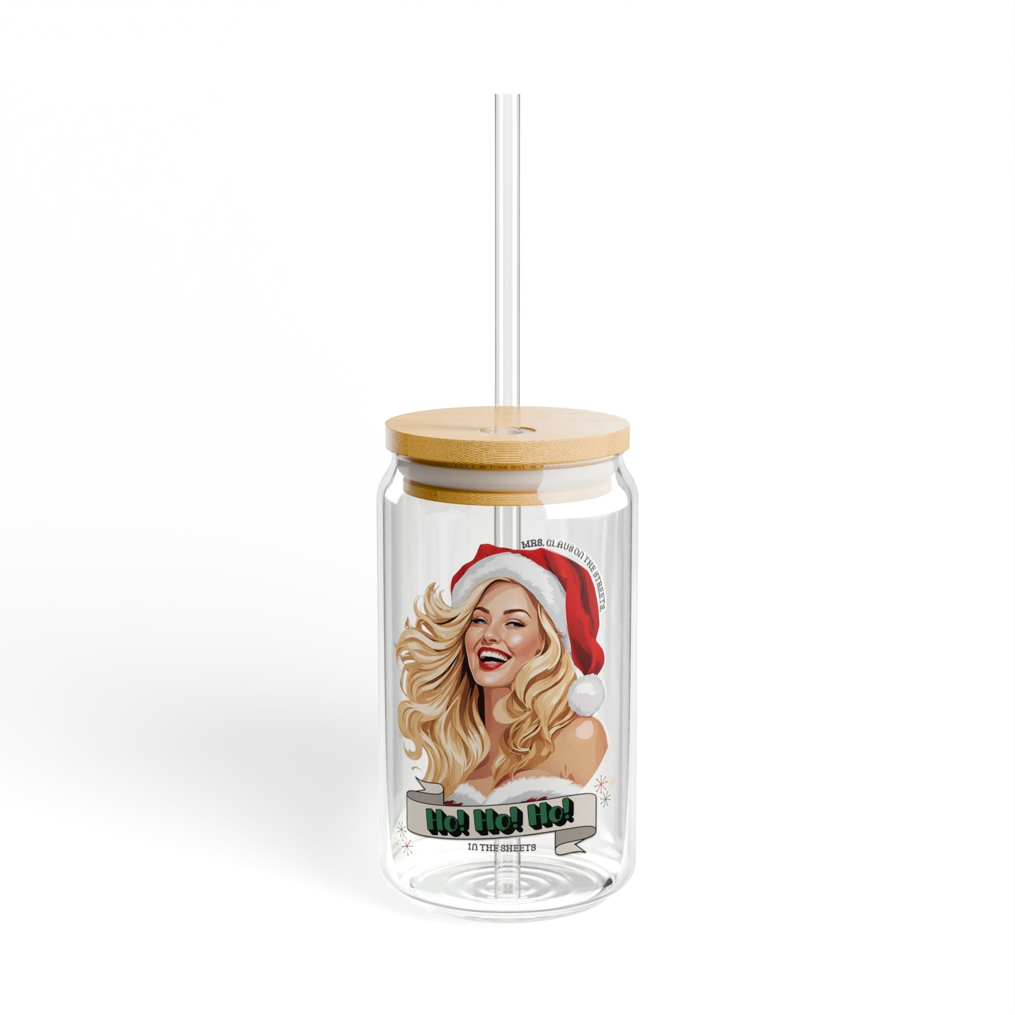 Mrs. Claus Sipper Glass