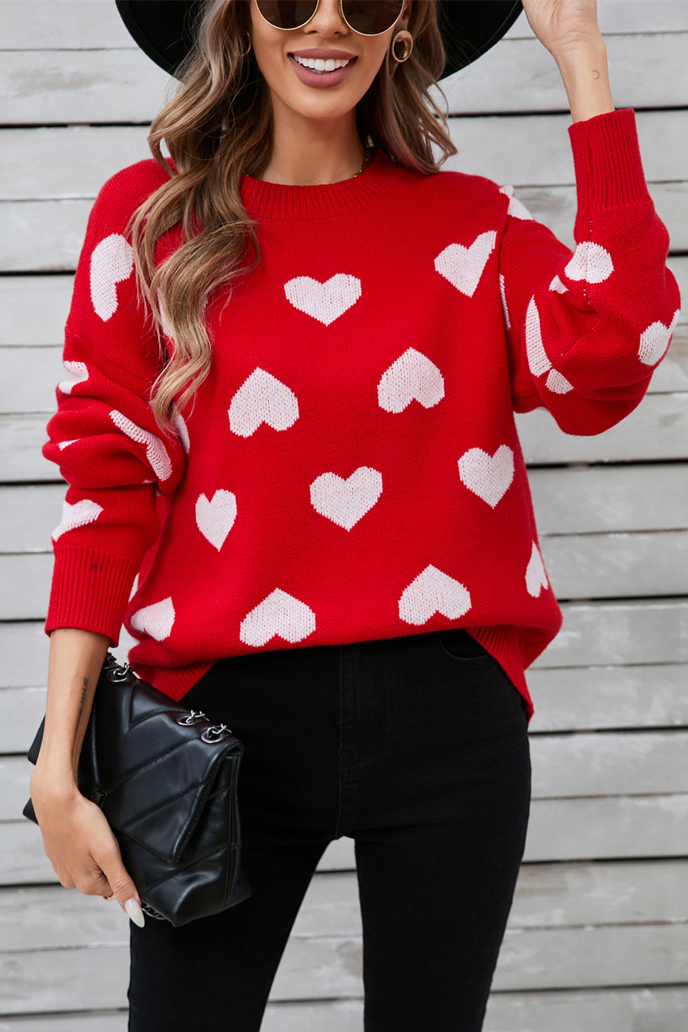 Sweetheart Long Sleeve Sweater
