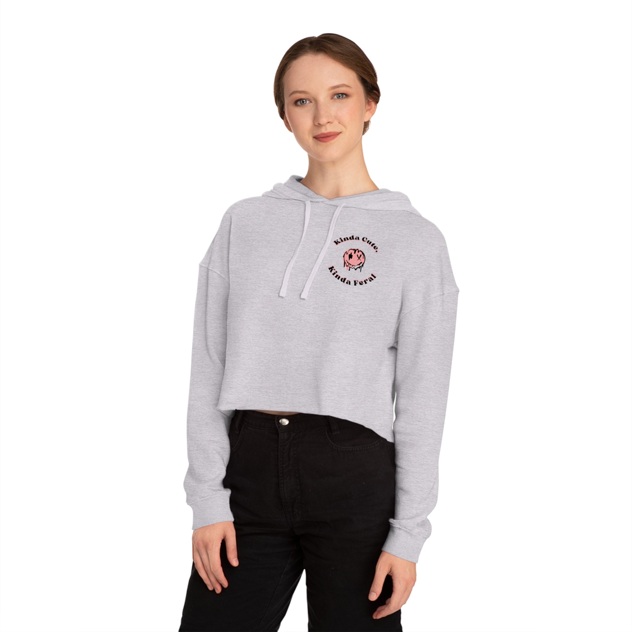 Kinda Cute Cropped Hooded Sweatshirt