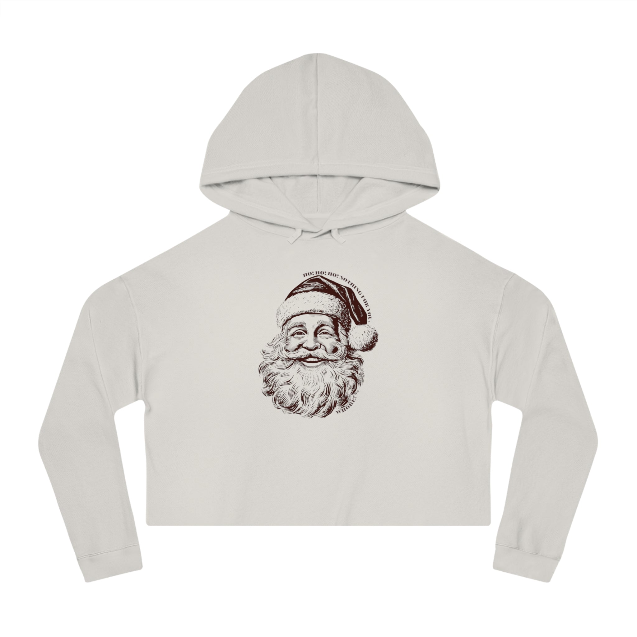 Nothing For You Cropped Hooded Sweatshirt