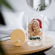 Mrs. Claus Sipper Glass